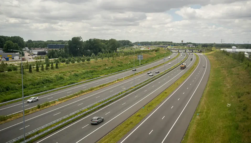 Blitzer auf der Autobahn