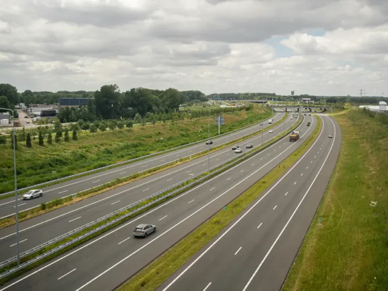 Blitzer auf der Autobahn