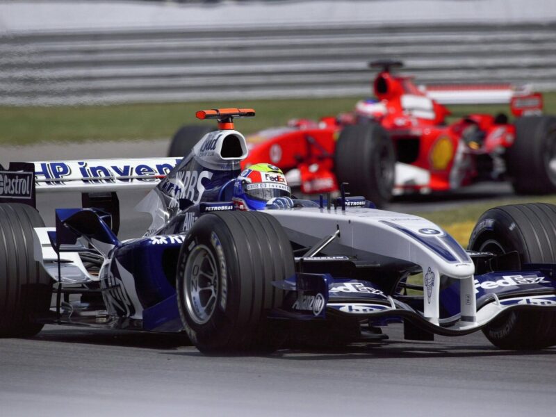 formel 1 rennautos fahren im albert park melbourne beim grand prix von australien